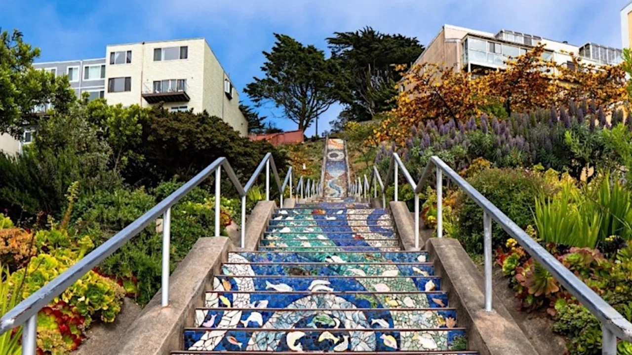 SF stairs.