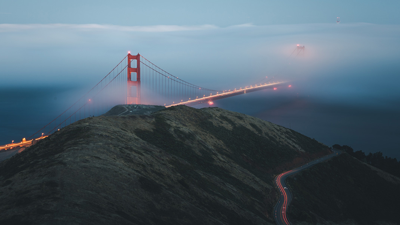Foggy Golden Gate Bridge