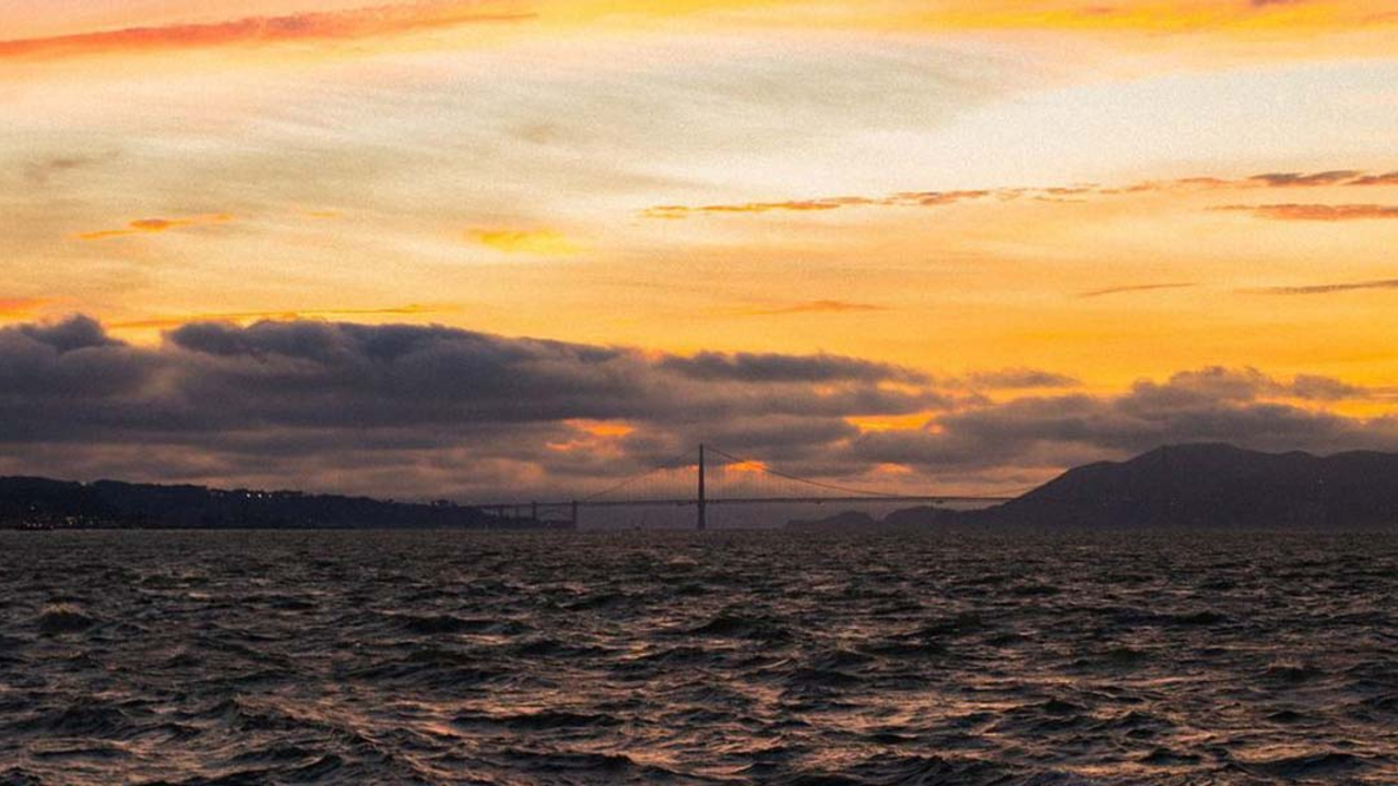 Golden Gate Bridge sunset Golden Gate Bridge sunset