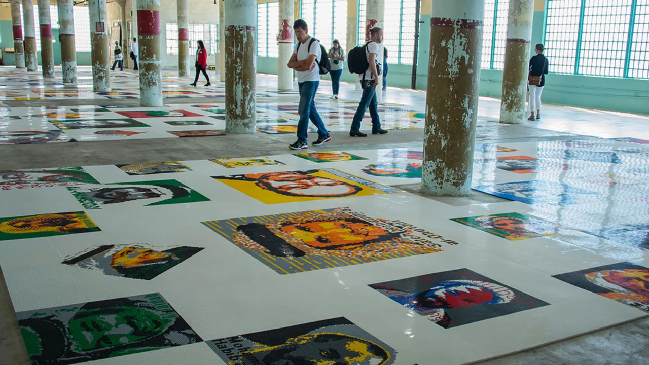Ai Weiwei, Trace 2014 (New Industries Building, Alcatraz)