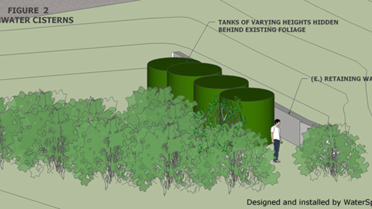 Alcatraz Historic Gardens rainwater catchment system cistern tanks Alcatraz Historic Gardens rainwater catchment system cistern tanks