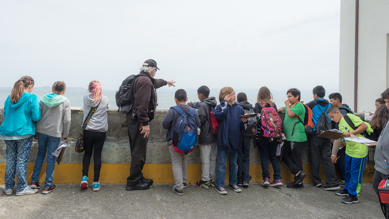Alcatraz, youth, education