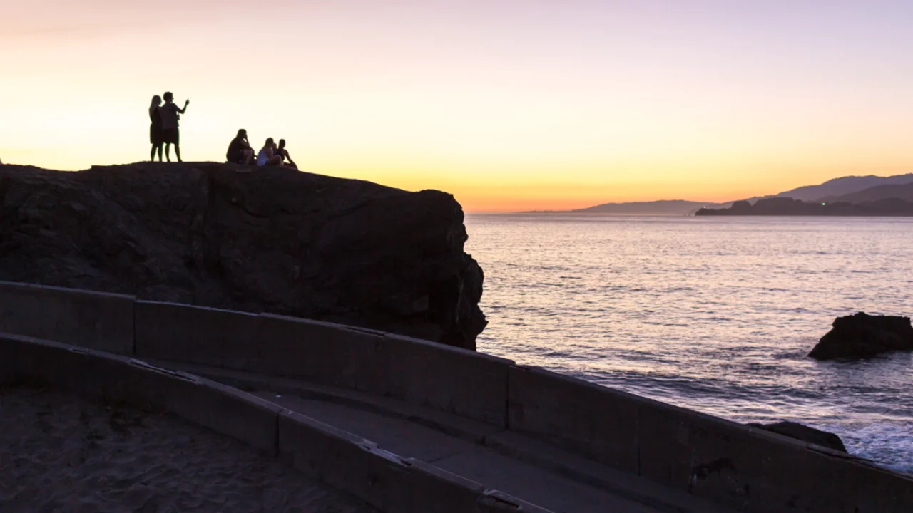 Sunset with a view