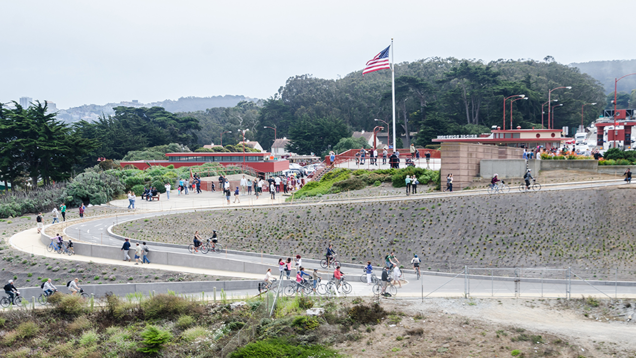 The Golden Gate Visitor Plaza