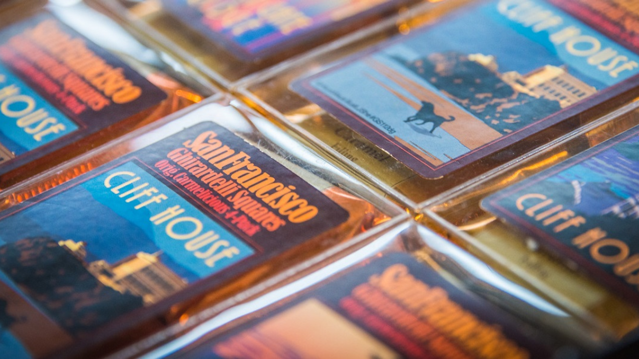 Cliff House chocolates at Lands End Lookout Cliff House chocolates at Lands End Lookout