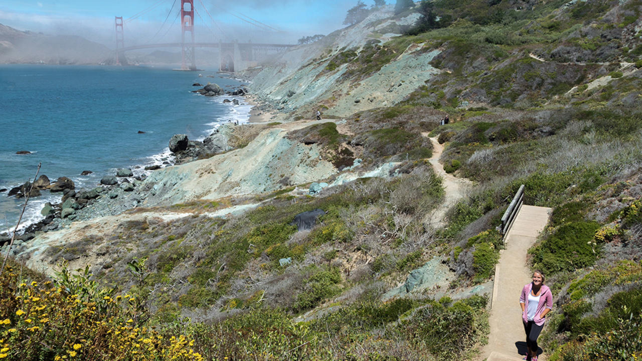 Batteries to Bluffs Trail in the Presidio