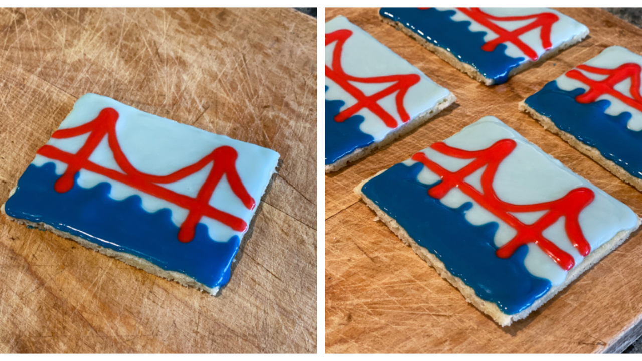 Golden Gate Bridge Crafts - Cookies