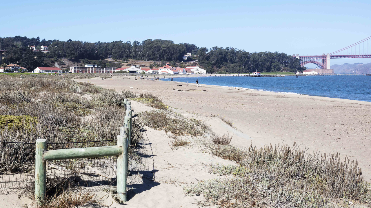 East Beach at Crissy Field is seen in 2018.