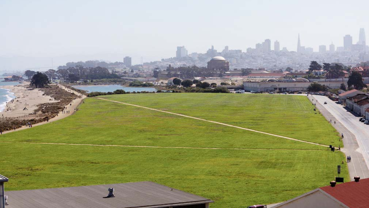Crissy Field is seen in 2018.