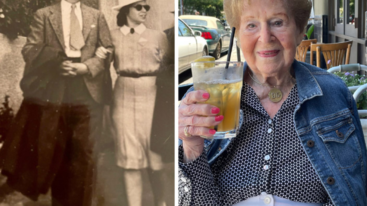Images of Parks Conservancy member Dorothy Gardner in 1937 and in 2021. Images of Parks Conservancy member Dorothy Gardner in 1937 and in 2021.