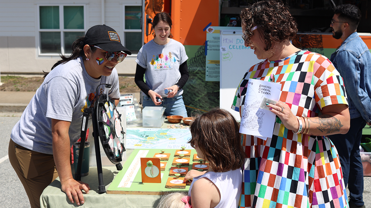 The Roving Ranger and Conservancy Staff at Pacifica Pride
