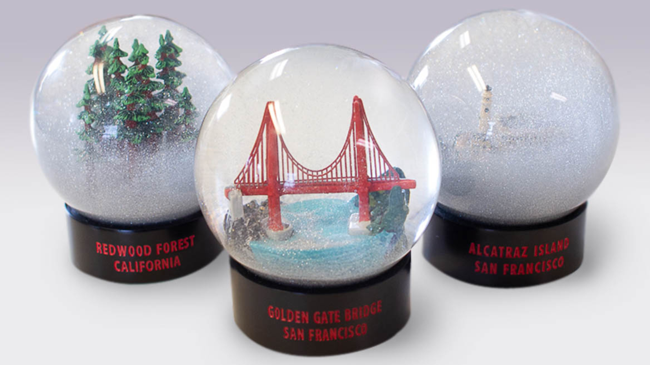 The Parks Conservancy's fog globe collection.