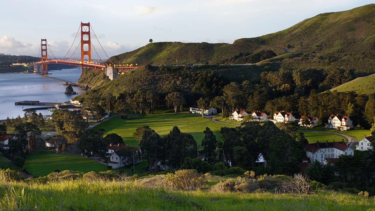 View of the Golden Gate from Fort Baker