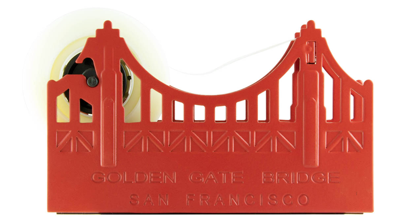Golden Gate Bridge tape dispenser. Golden Gate Bridge tape dispenser.