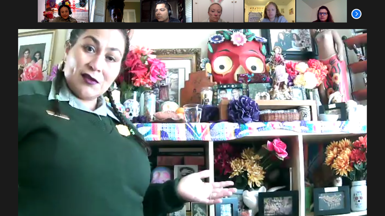 I-YEL on Dia de los Muertos with Ranger Fatima Colindres