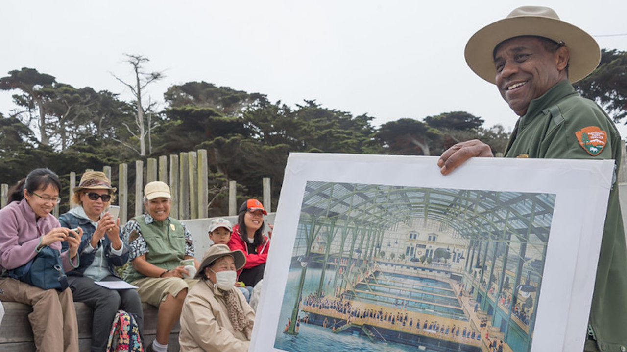 Ranger Rik Penn leads program at Sutro Baths