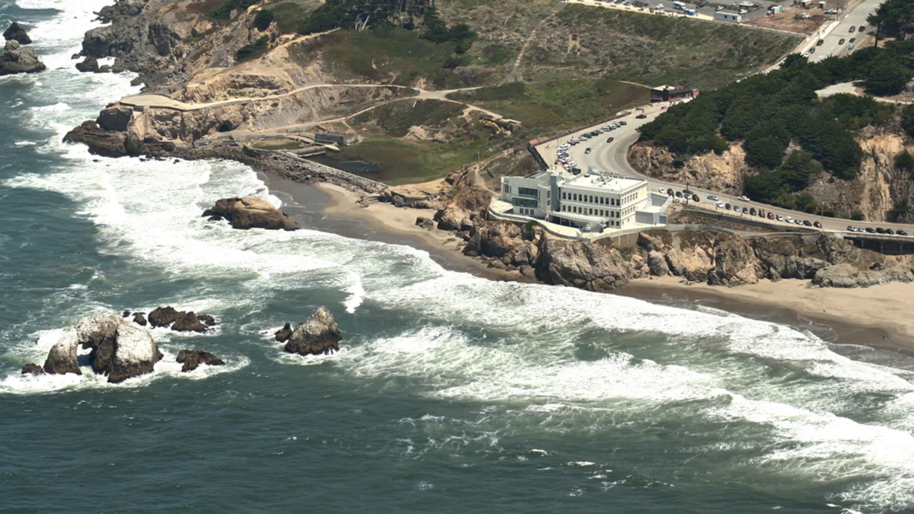 Lands End and Cliff House aerial