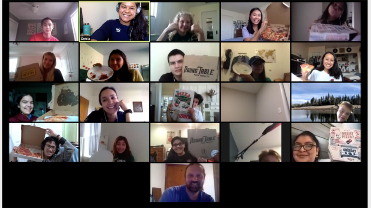 LINC Virtual Pizza Party
