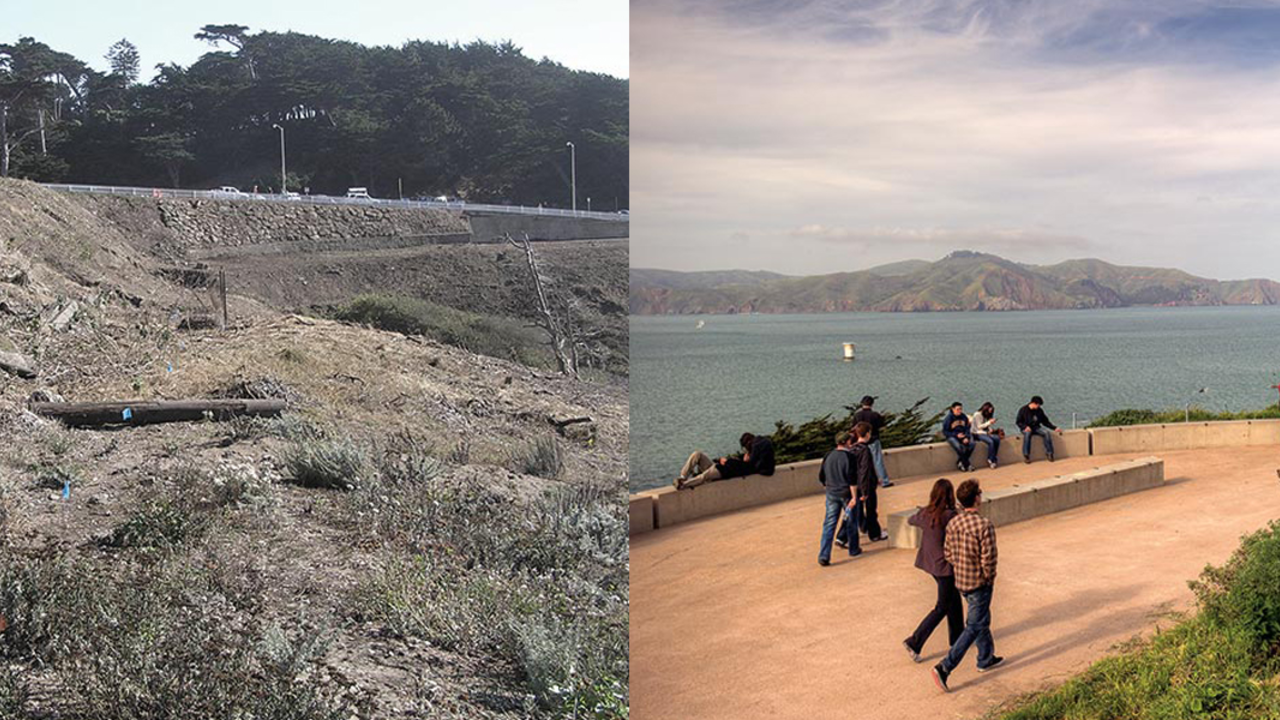 Lands End before and after