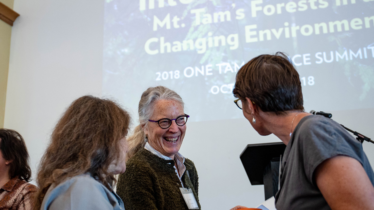 Participants at the 2018 One Tam Science Summit: "Into the Woods." Participants at the 2018 One Tam Science Summit: "Into the Woods."