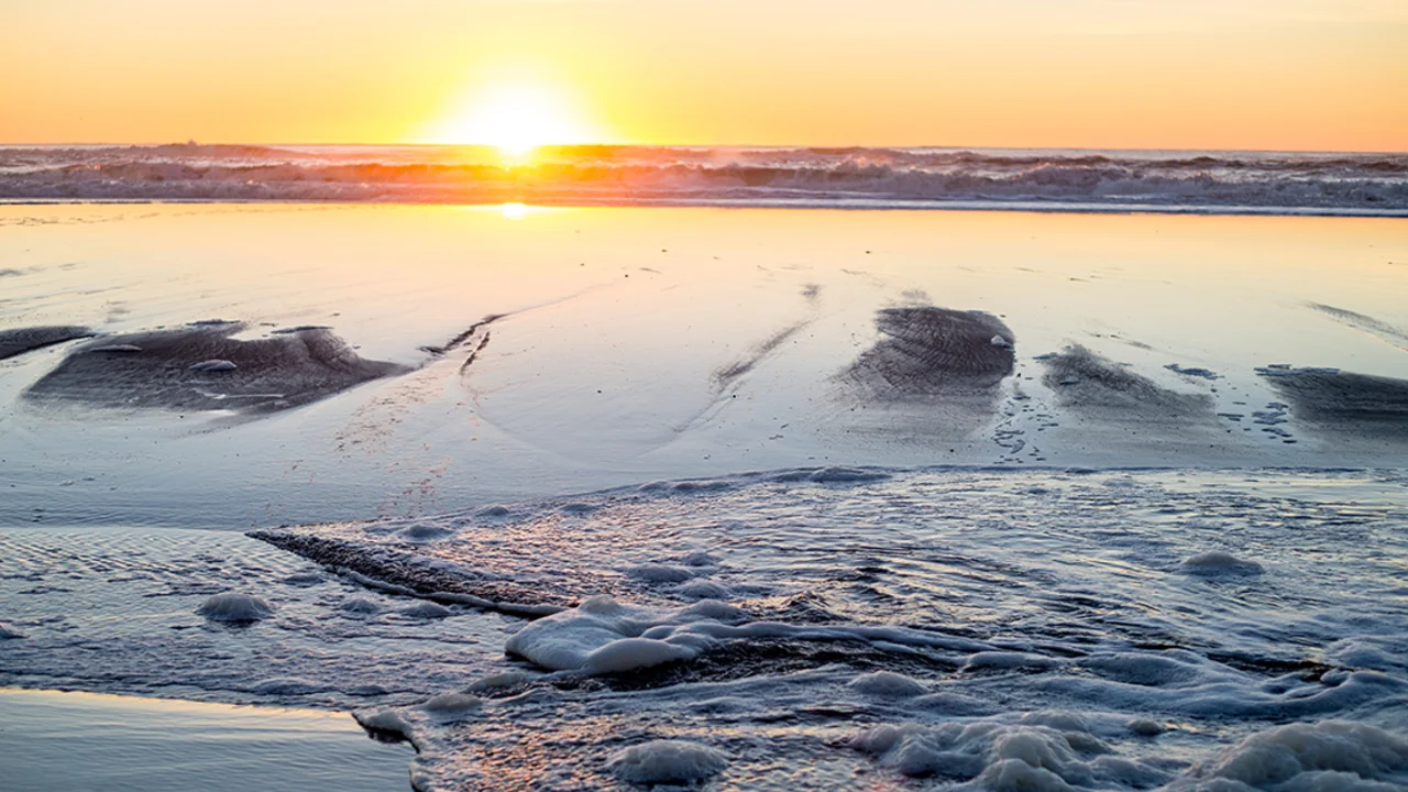 Ocean Beach at sunset