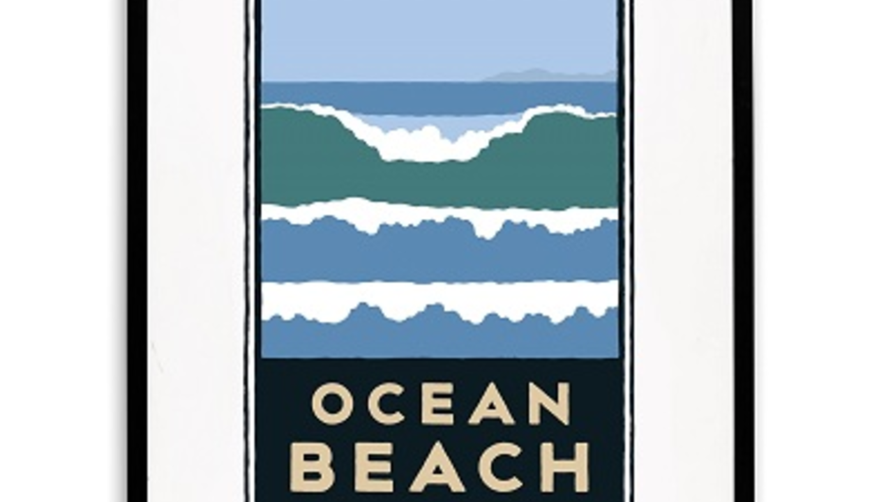 Ocean Beach Michael Schwab print