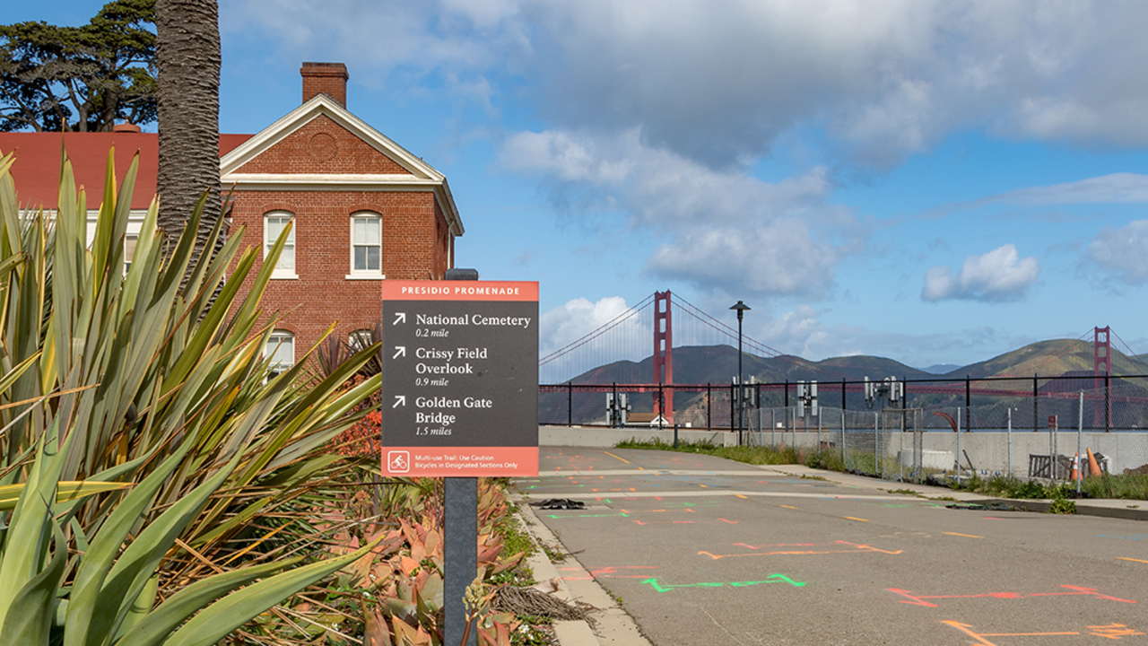 Presidio Promenade near Main Post