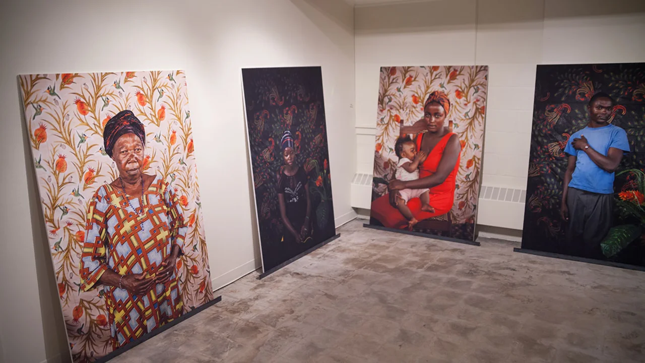 Alexia Webster, Bluengo Studios, from the Refugee Street Studio Project. Photo by Curran White
