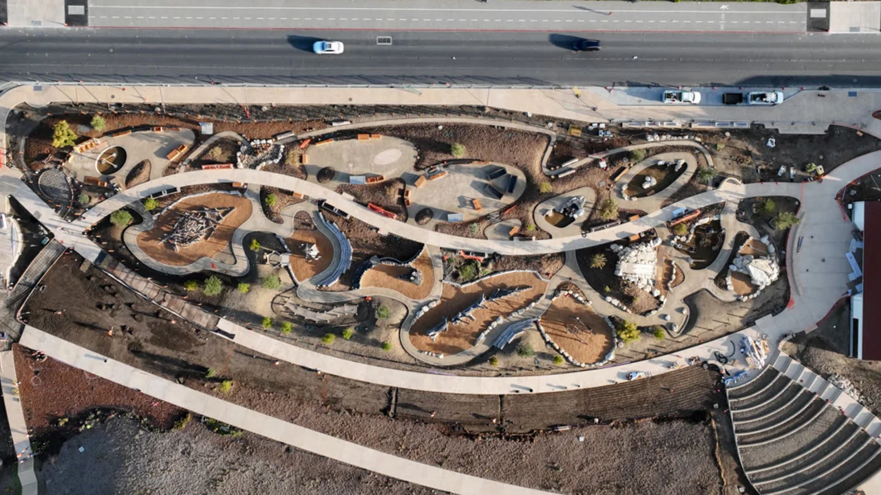 Aerial view of Outpost