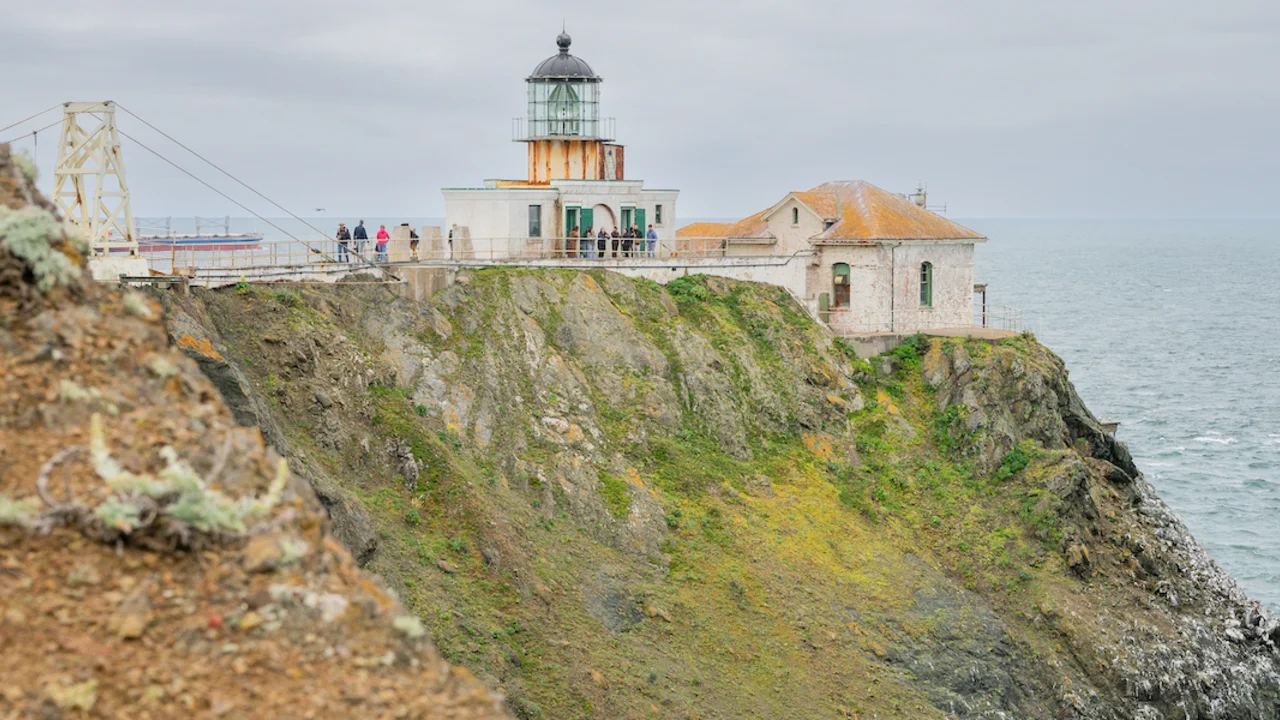 Pt Bonita Lighthouse in the San Francisco Bay Area.