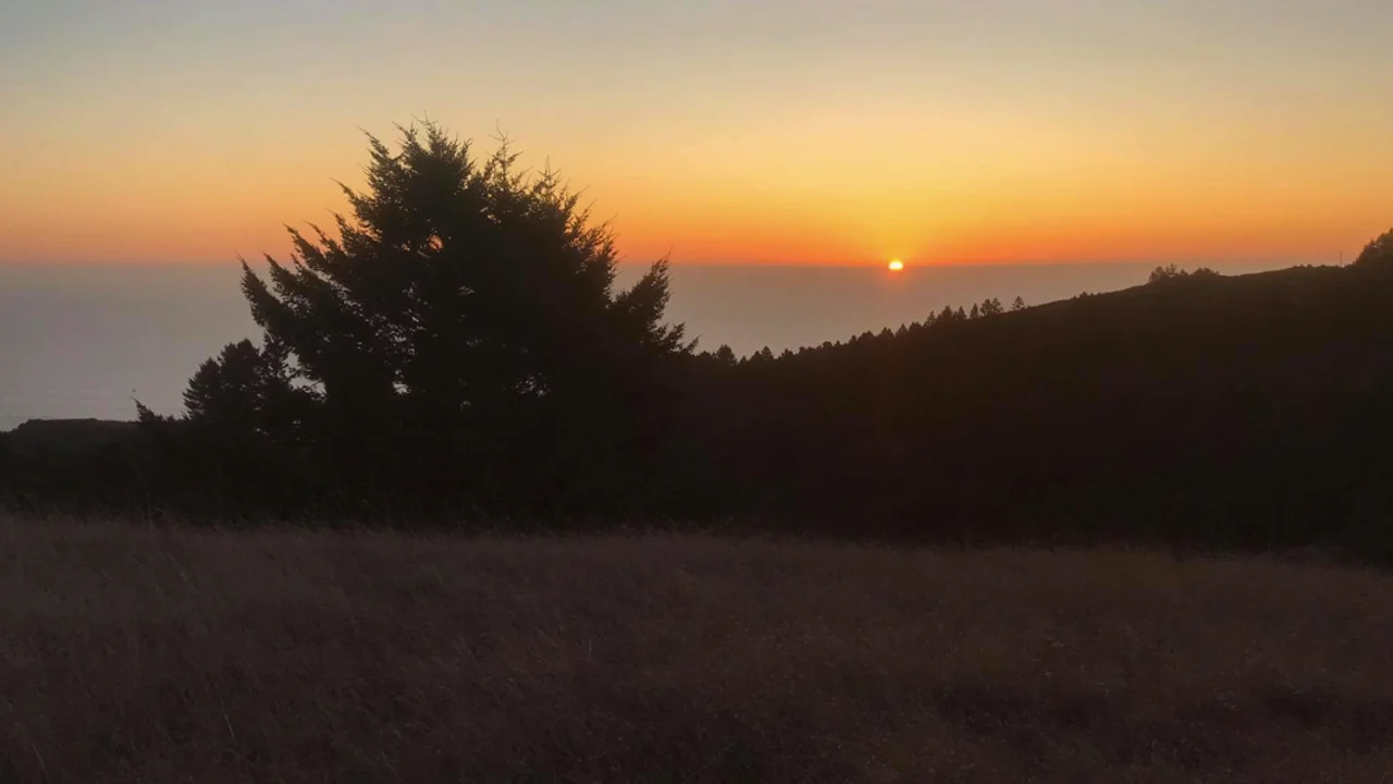 Mount Tamalpais at sunset
