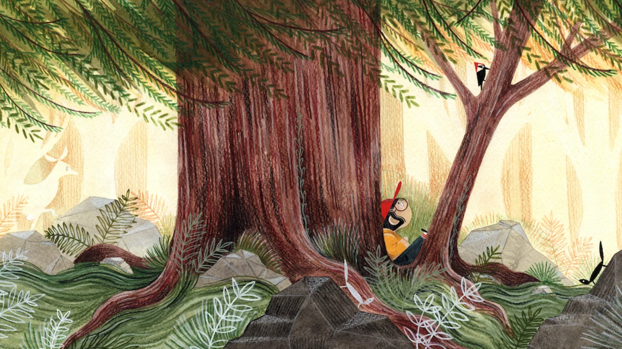 Illustration from "How to Take a Walk" book.