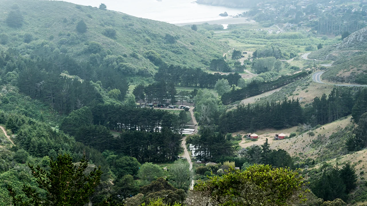 Green Gulch Trail and farm