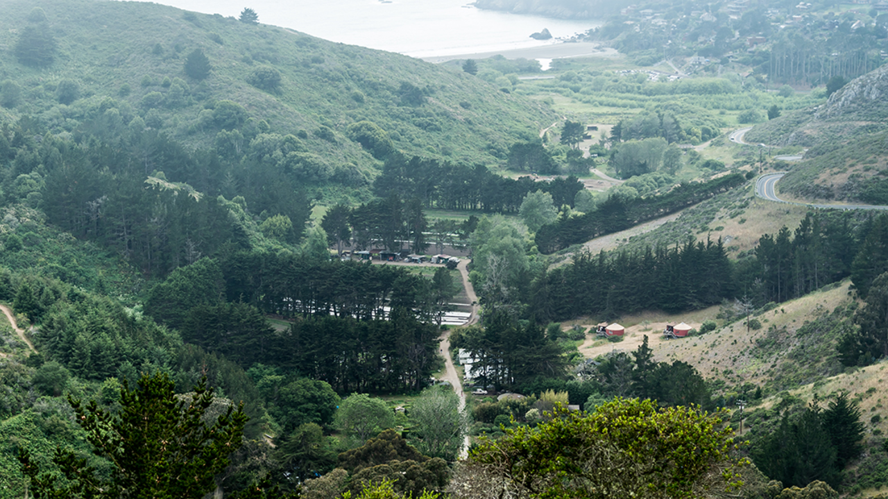 Green Gulch Trail and farm