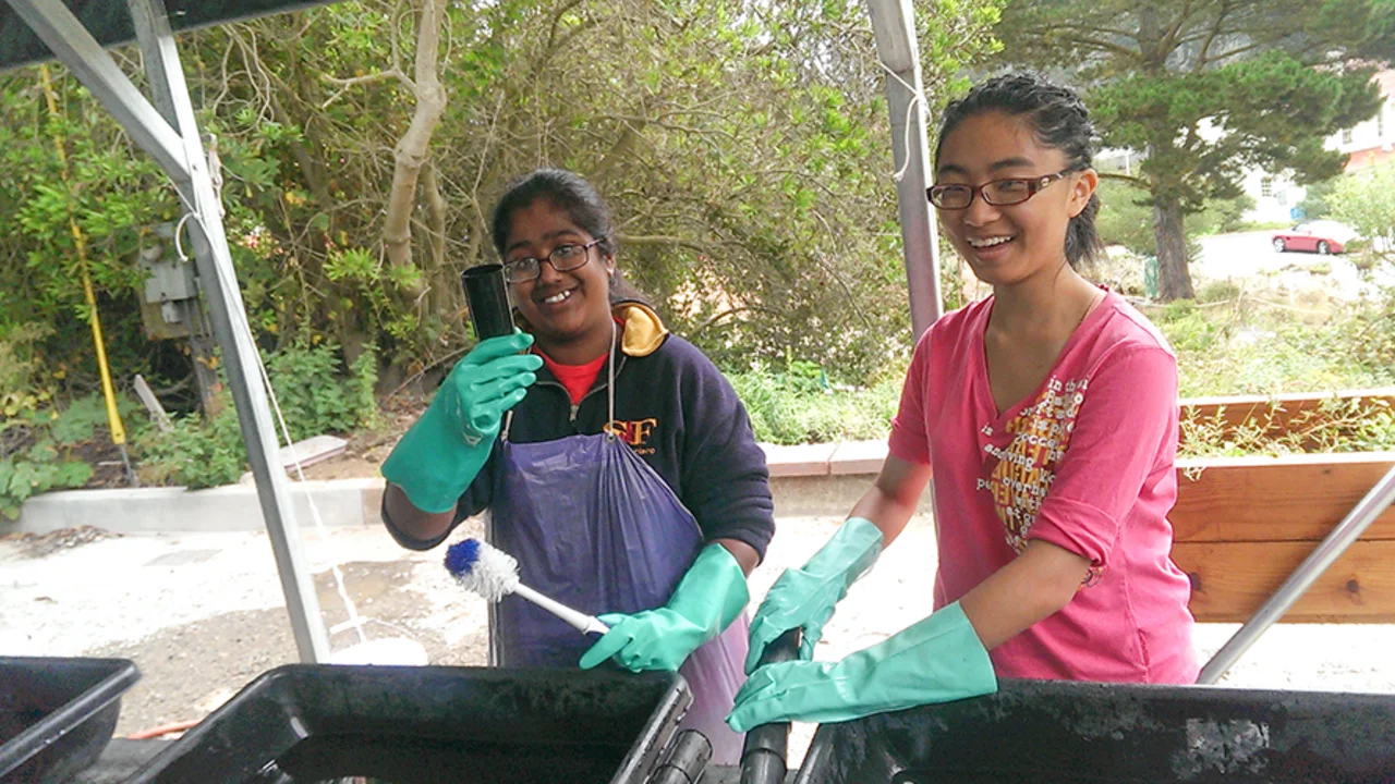 Presidio Native Plant Nursery volunteers