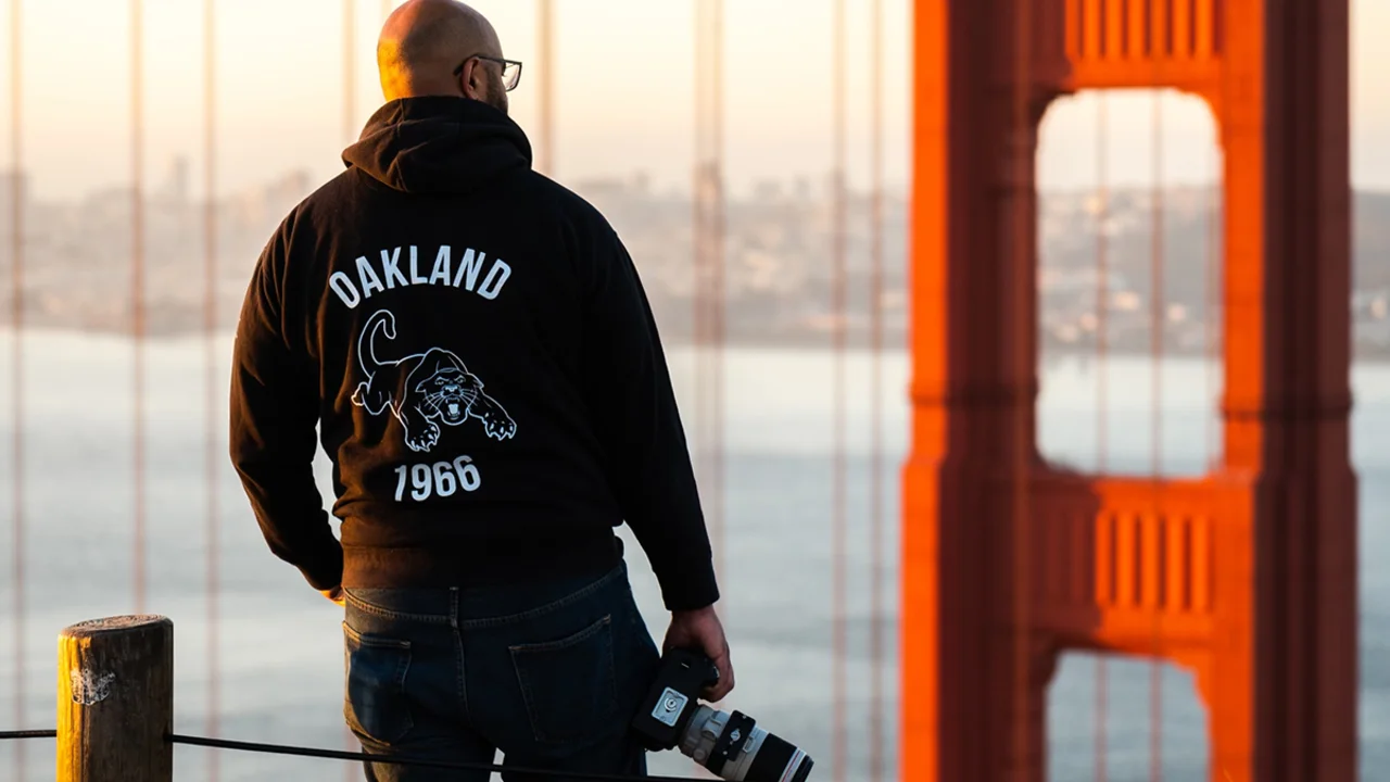 Brandon Nesbitt at Golden Gate Bridge