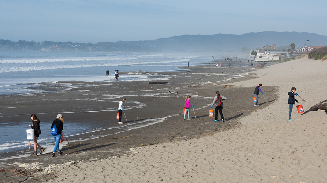 MLK Day of Service at Stinson beach