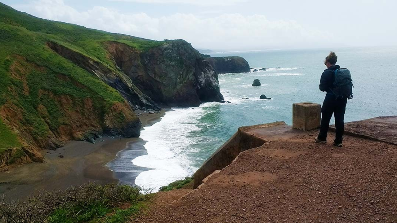 Some spots in the Golden Gate National Parks, like this overlook in Tennessee Valley, are wonderful for reflection.