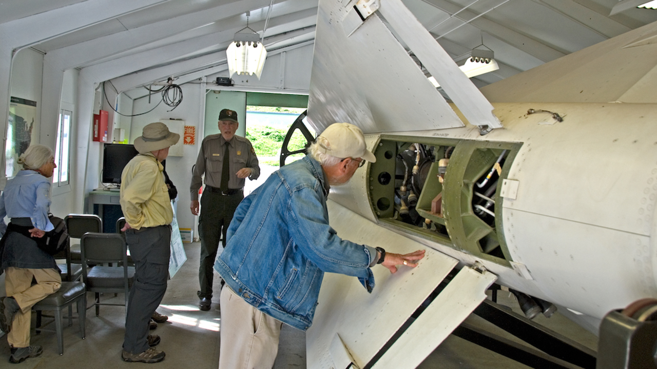 Visitors at the Nike Missile Site