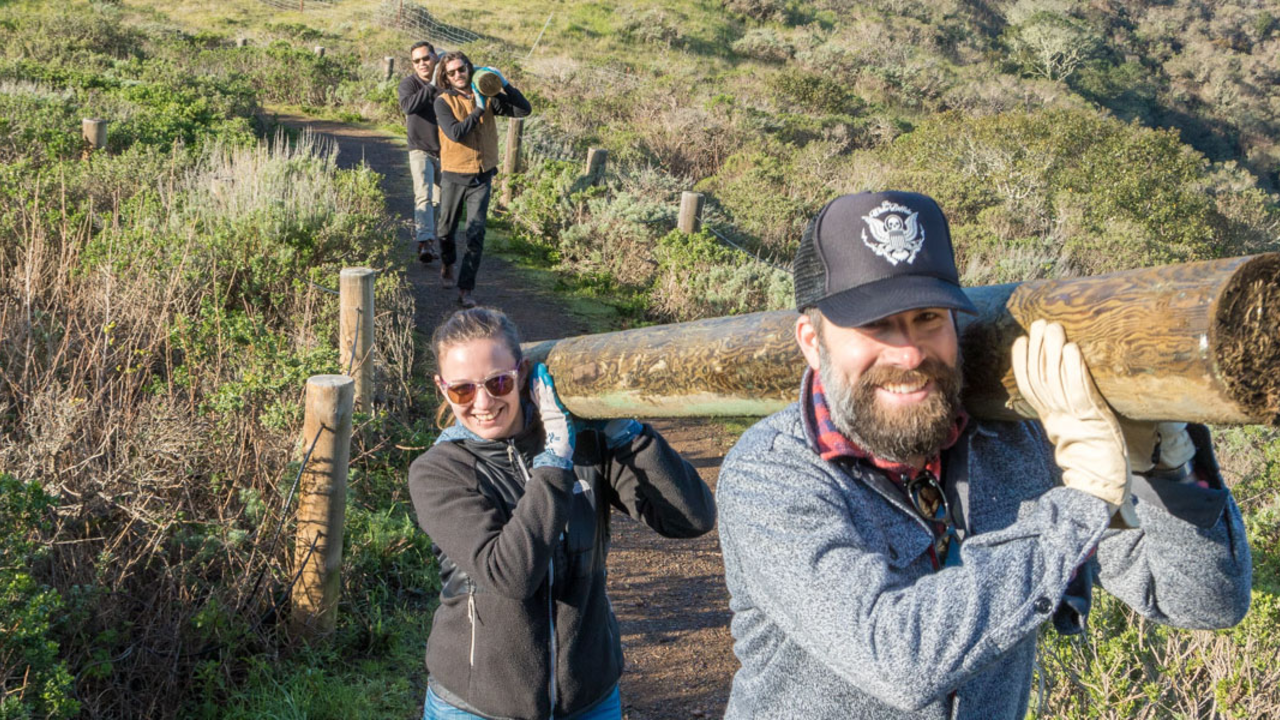 volunteer; National Trails Day