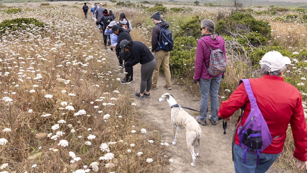 Hiking and observing nature at Rancho.