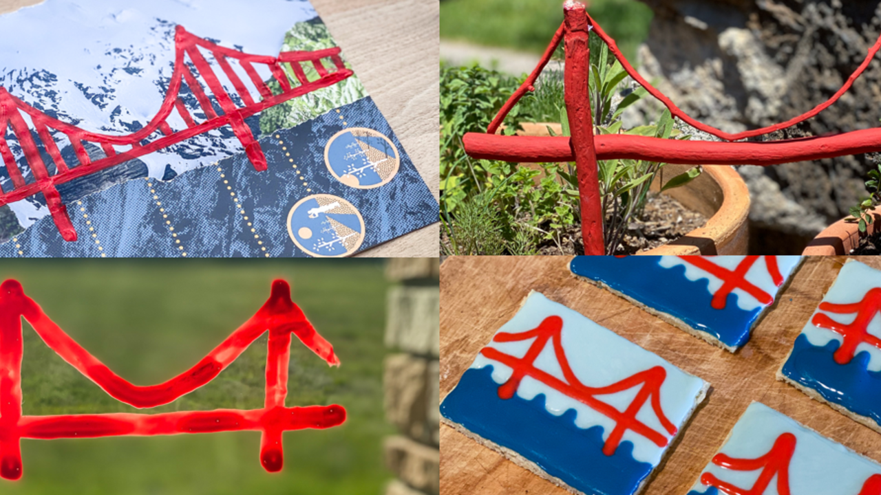 Golden Gate Bridge Crafts Golden Gate Bridge Crafts
