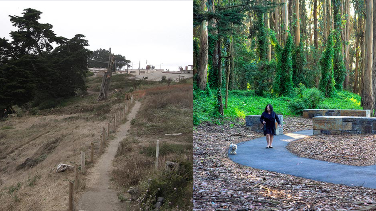 Presidio before and after