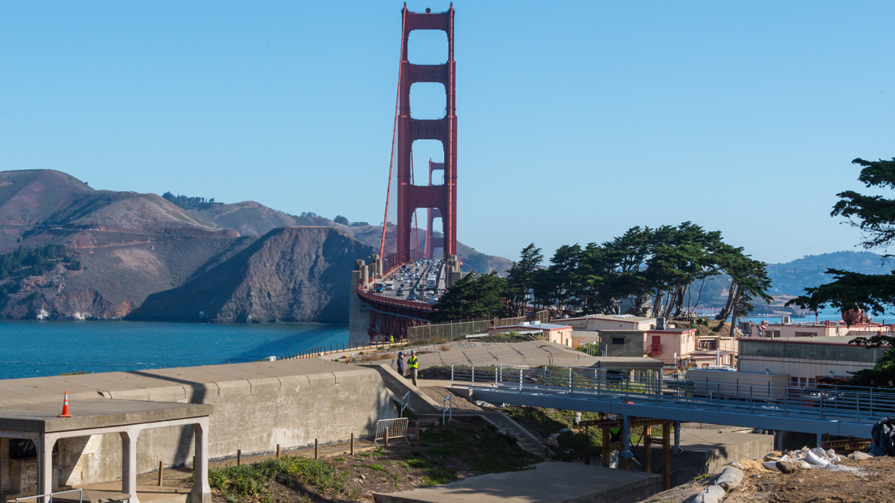 Presidio Coastal Trail Pedestrian Bridge 