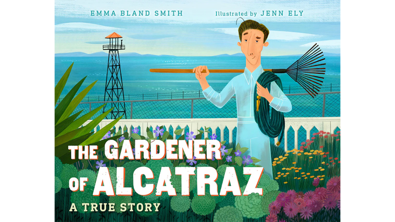 Cover image of the "Gardener of Alcatraz" storybook available for sale.
