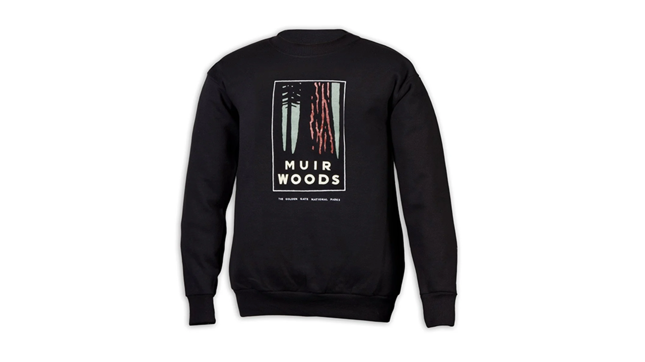 Muir Woods swearshirt available for sale.
