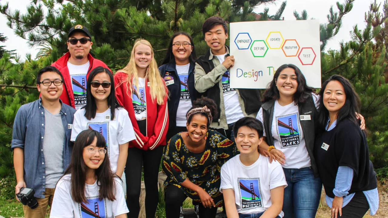 Youth Advisory Council members celebrating a successful event