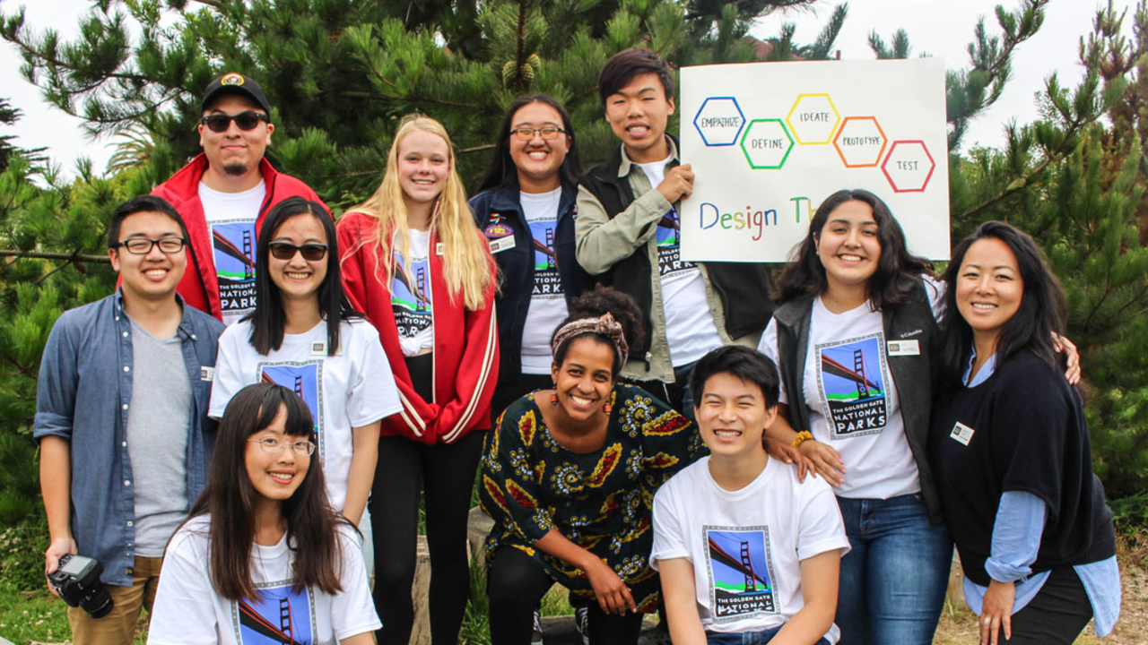 Youth Advisory Council members celebrating a successful event