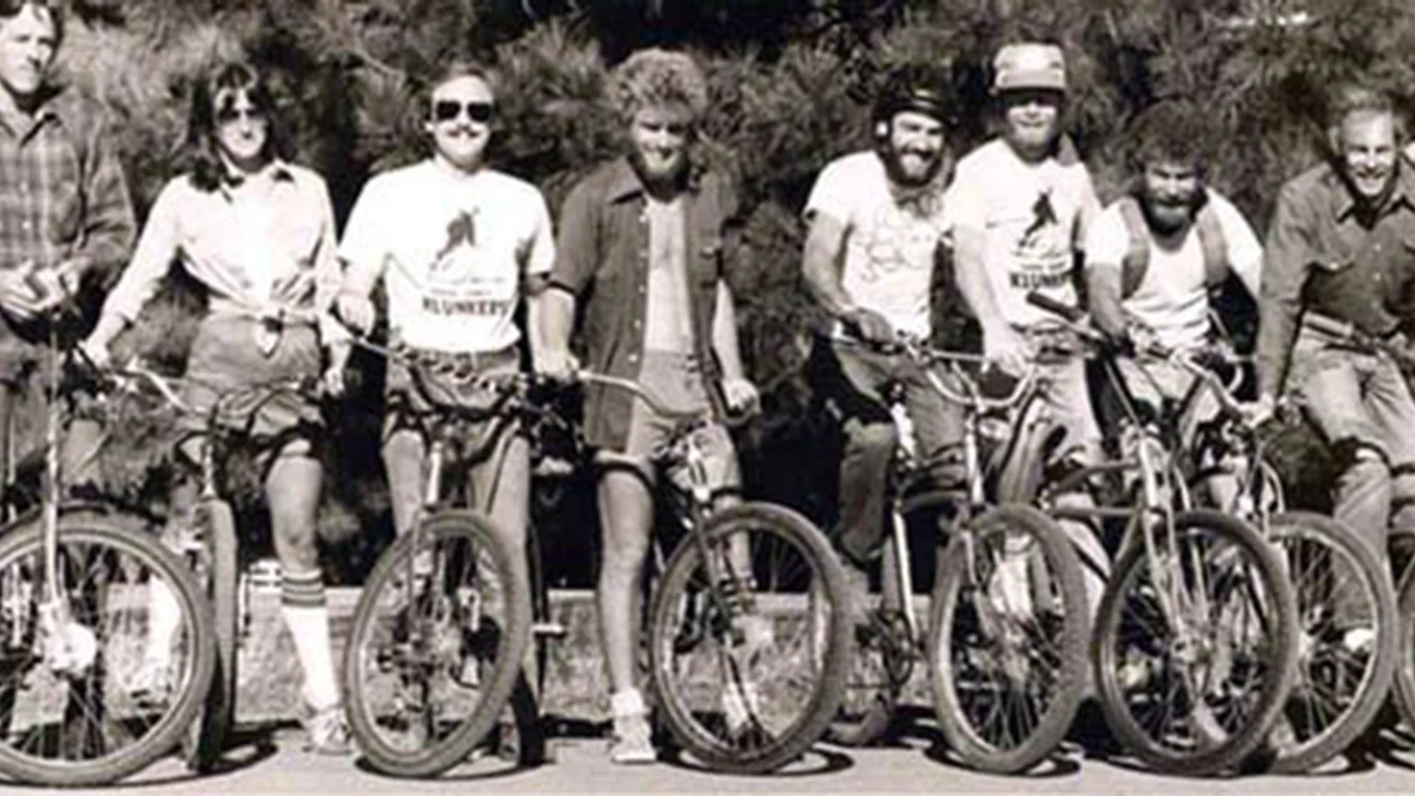 16 early off-road cyclists on Mt. Tam