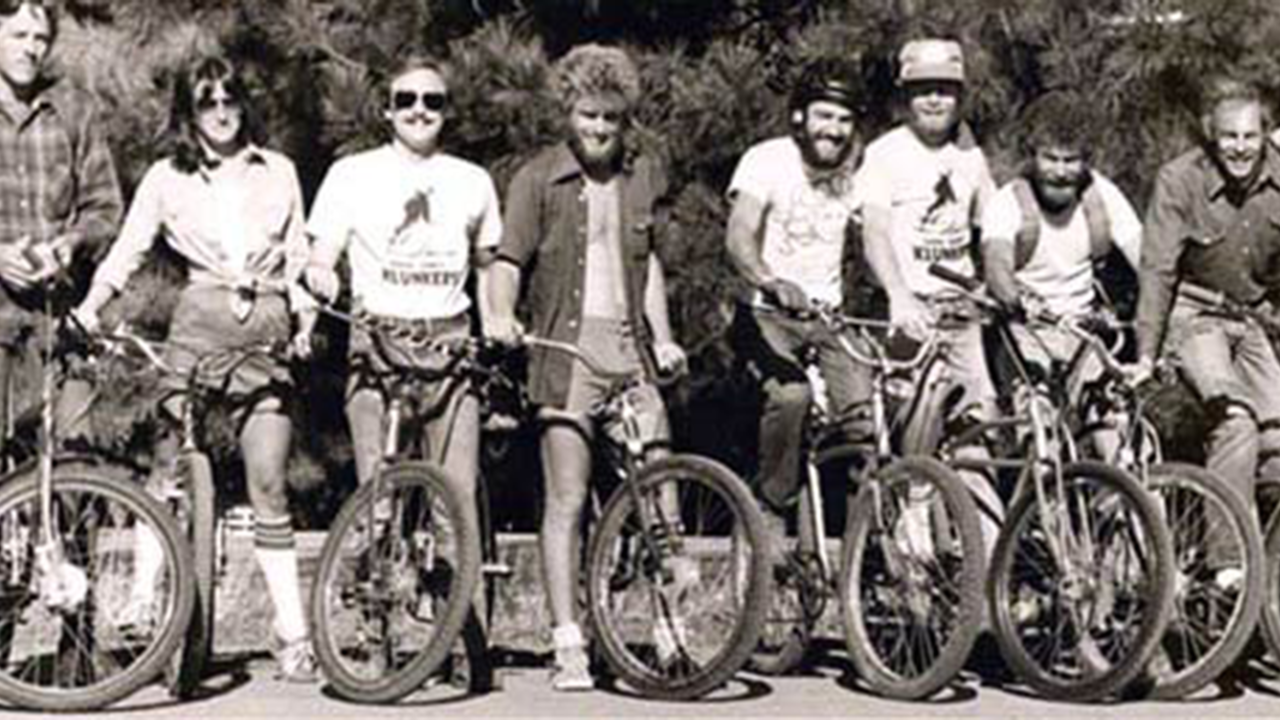 16 early off-road cyclists on Mt. Tam 16 early off-road cyclists on Mt. Tam
